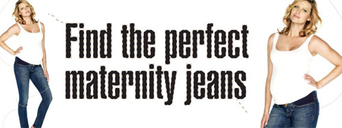 find the perfect maternity jeans