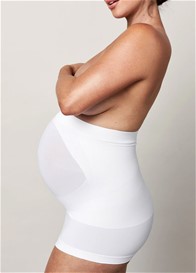 Blanqi - Built-in Support Belly Band in White