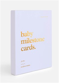 Fox & Fallow - Baby Milestone Cards in Powder Blue