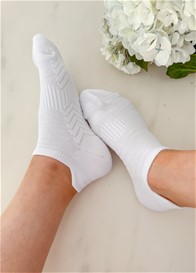 Mama Sox - Relief Compression Ankle Socks in White