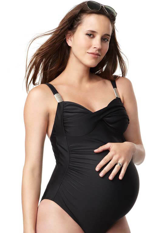 Deity Black Maternity Swimsuit By Hotmilk Lingerie