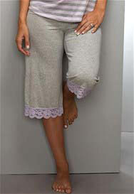 Maternal America - Pajama Maternity Capris - 2 colours