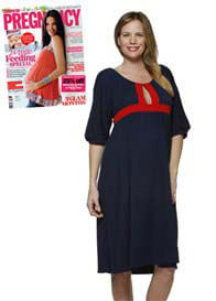 NOM - Border Trim Maternity Dress * HOT BUY *