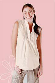 SOON - Vintage Macy Silk Maternity Shirt * ON SALE *