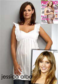 Maternal America - White Frill Maternity Top