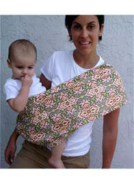 Pippalily - Luxe Rose Temple Garland Baby Carrier * ON SALE *
