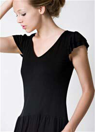 Dote - Ruffle Nursing Top in Black