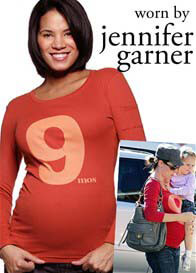 NOM - Nine Months Maternity Tee - 2 colours - WORN BY JENNIFER GARNER