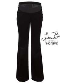 Crave - Essential Velvet Maternity Trousers in Black * ON SALE *