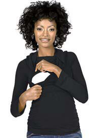 Quack - Nursing/Maternity Cowl Top