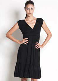 Dote - 9th Street Nursing/Maternity Dress in Black