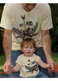 Diaper Dude - My Dad/Kid Rocks Gift Set * SEEN IN FAMOUS MAGAZINE! *