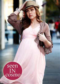 Maternal America - Tulle Cocktail Dress in Blush Pink  - ON SALE