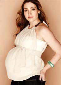 LIL Designs - 8 Way Maternity Top in Cream Bead design