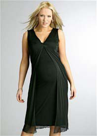 Funmum - Little Black Evening Maternity Dress