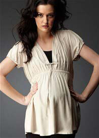 SOON - Marcella Cap Sleeved Maternity Shirt  - 2 colours
