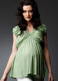 SOON - Jess Gathered Cap Sleeved Maternity Top - 3 colours