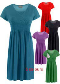 Milk - Smocked Waist Nursing/Maternity Dress