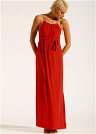 LIL Designs - Elodie Maternity Dress in Scarlet * EXCLUSIVE *