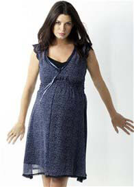 Seraphine - Angel Ditsy Maternity Dress in Navy * HOT *