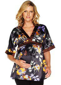 Everly Grey - Isabel Top - Navy Floral