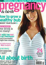 1 In The Oven - Striped Nursing Henley ** ON THE COVER OF PREGNANCY + BIRTH MAG **