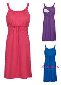 Milk - Braided Organic Cotton Breastfeeding Nightgown - 3 Colours