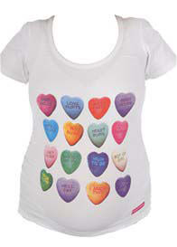 Miatom - Candy Hearts Maternity Tee