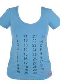 Miatom - Numbers Maternity Tee - 2 colours