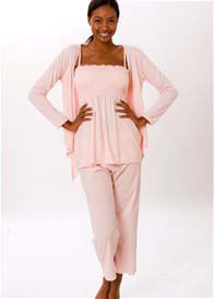 La Leche League - Bamboo Lounge/Sleepwear 3 piece Set  *GREAT GIFT IDEA*