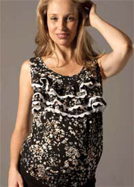Fillyboo - Baby is a Doll Nursing Cami in Black Floral