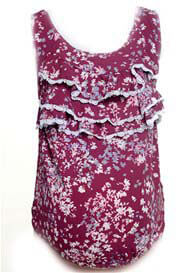Fillyboo - Baby is a Doll Nursing Cami in Burgundy Floral