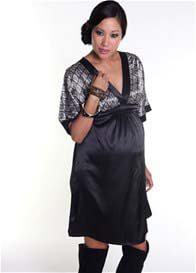 Everly Grey - Cynthia Dress in Gunmetal - ON SALE