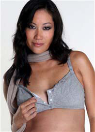 QueenBee® - Nina Nursing / Maternity Bra in Grey