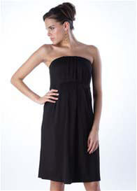 Seraphine - Aida Strapless Dress in Black