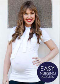 Quack Nursingwear - Kyle Nursing Tie Top in Coloured Dots - ON SALE
