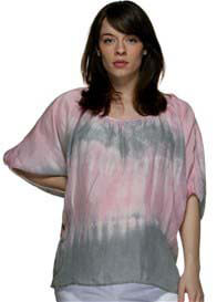 NOM - Roxy Maternity Top in Pink/Grey - ON SALE