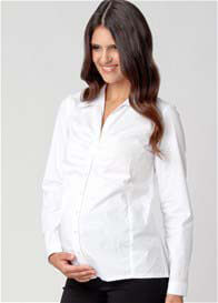 Ripe Maternity - Ruched Career Maternity Shirt