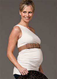 Trimester™ - Sultry One Shouldered Ruched Top
