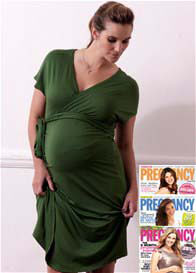 Trimester™ - Brunswick Wrap Dress in Sage