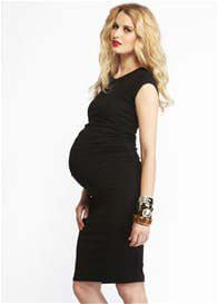 More of Me - Serena Black Materni-Tee Dress