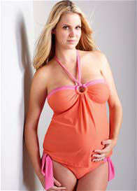 Maternal America - Tionne Coral Tankini - ON SALE