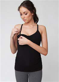 Ripe Maternity - Nursing Tank in Black
