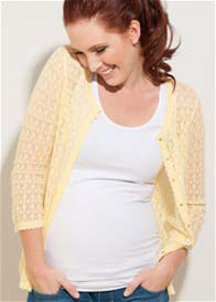 Ripe Maternity - Lace Knit Cardigan