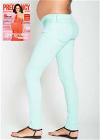 Mavi - Reina Mint Pastel Stretch Skinny Jeans - ON SALE