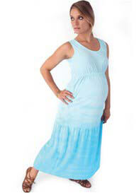 Nuka - Tiered Maxi Dress in Glacier