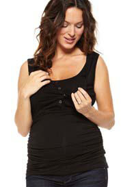 NOM - Black Nursing Tank