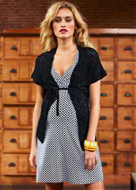 Queen mum - Love Print Dress in Black