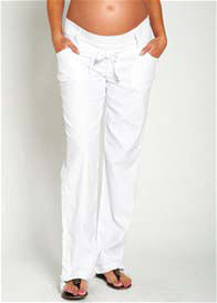 Noppies - White Linen Pants