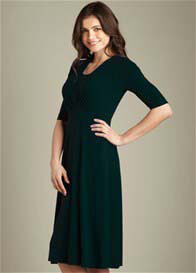 Maternal America - Tummy Tuck Nursing Dress with Sleeves